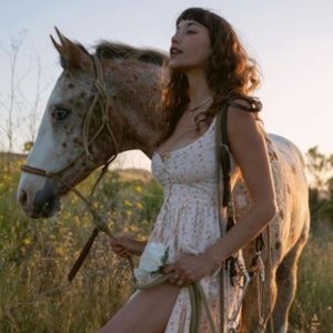 Christy Dawn | Nicks Dress | Size M | Carnelian Aster Garden Floral Print | EUC